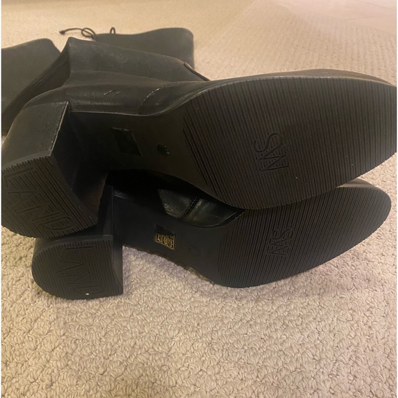 Stuart Weitzman Midland Black leather boots size 10.5 - Picture 10 of 12